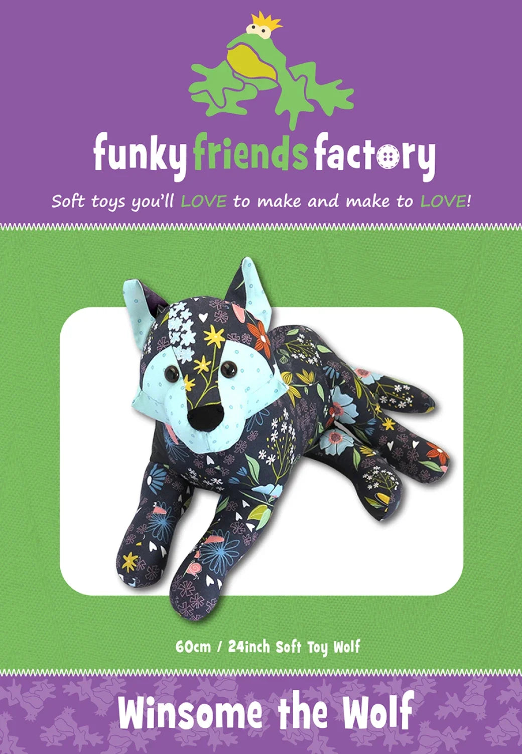 Pattern - Funky Friends Factory - Winsome Wolf