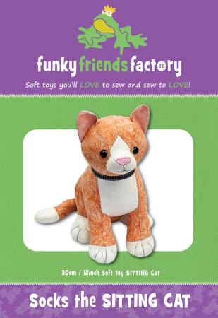Pattern - Funky Friends Factory - Socks the SITTING CAT