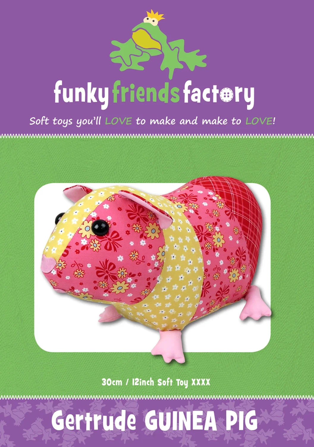 Pattern - Funky Friends Factory - Gertrude Guinea Pig