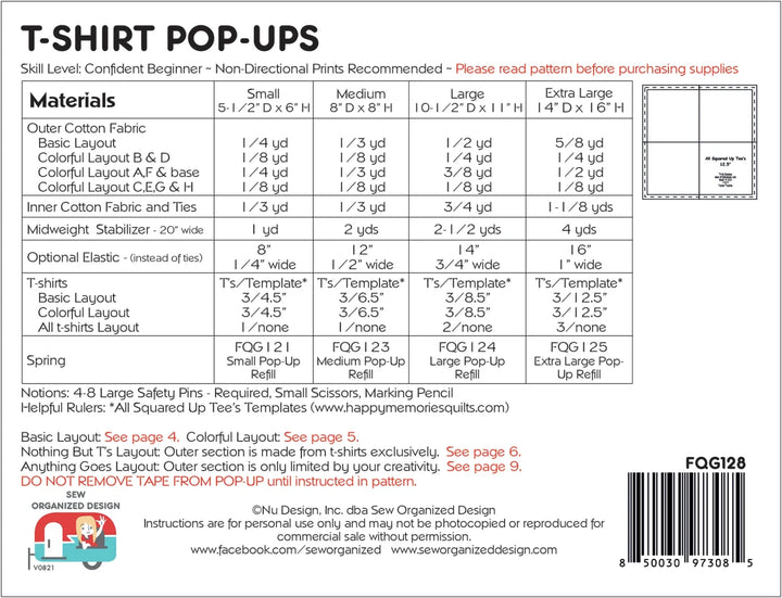Pattern - T-Shirt Pop-Ups