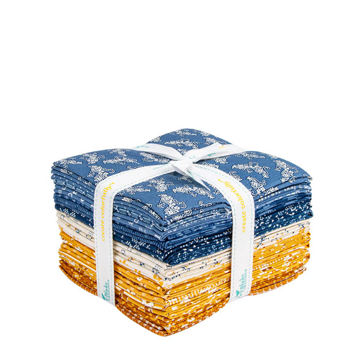 Fat Quarter Bundle - Lori Holt - Denim & Daisy (21 skus) - FACTORY Cut