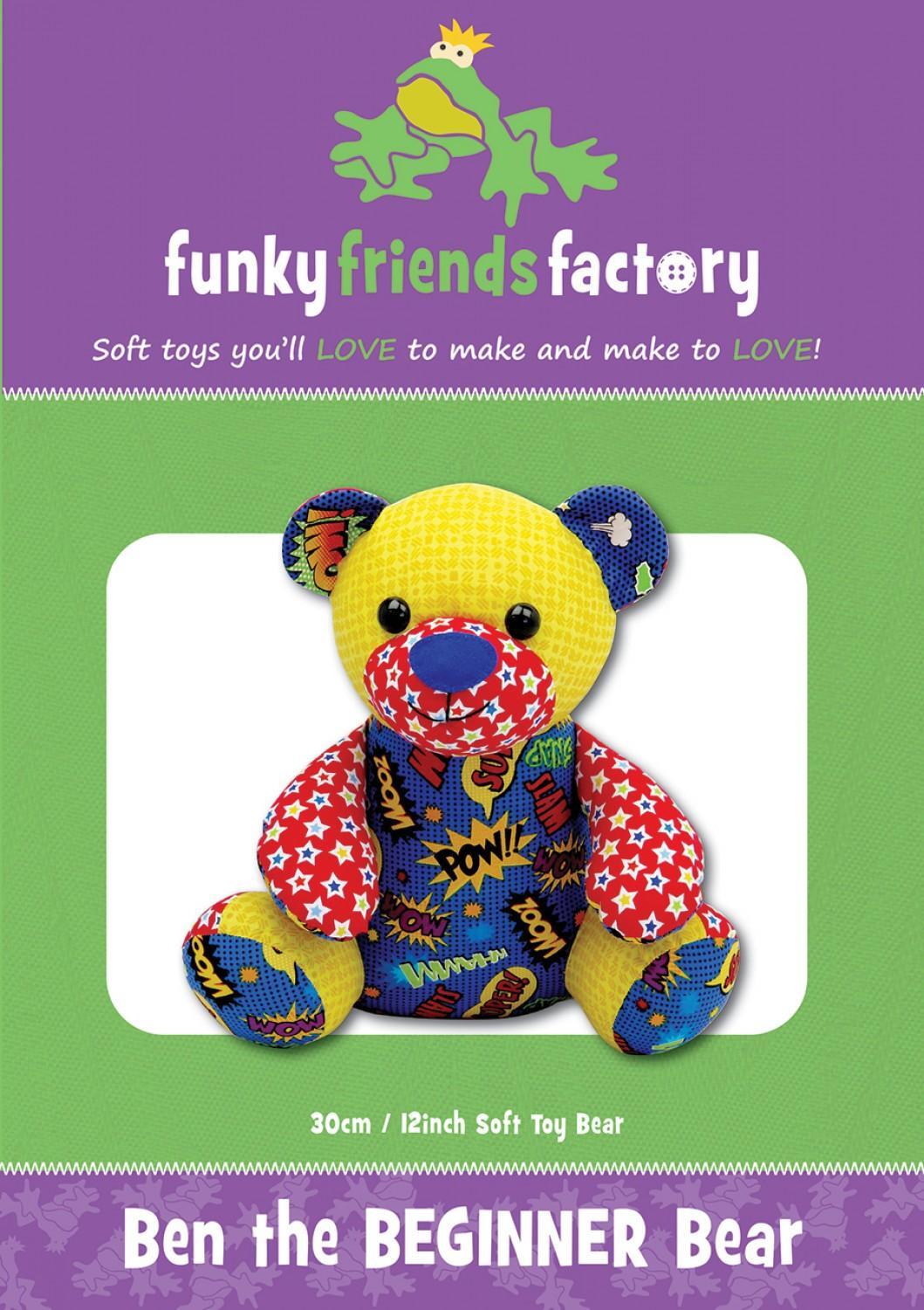 Pattern - Funky Friends Factory - Ben the Beginner Bear