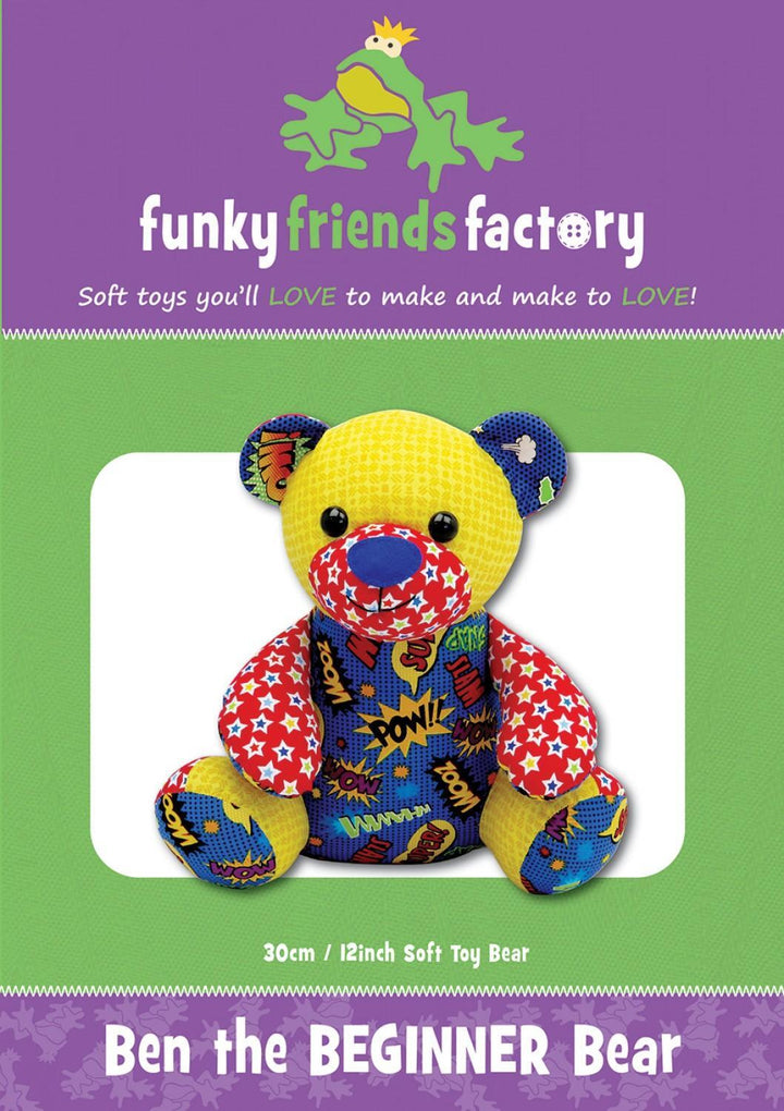 Pattern - Funky Friends Factory - Ben the Beginner Bear
