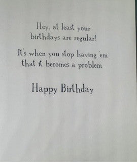 Greeting Card - Birthday - 	 Another year down the pot!