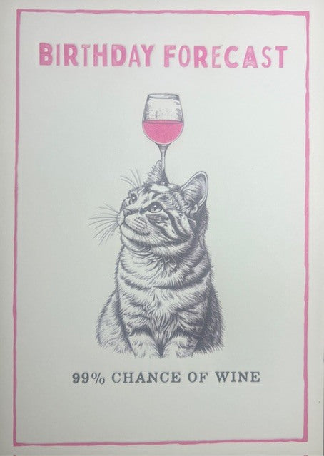 Greeting Card - Birthday - Birthday Forecast