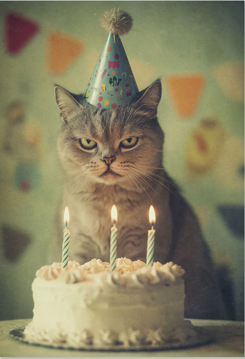 Greeting Card - Birthday - Grumpy Cat