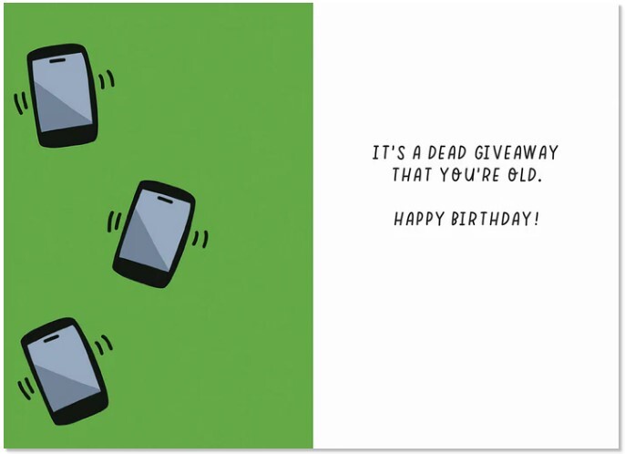 Greeting Card - Birthday - Stop yelling into your Cell Phone