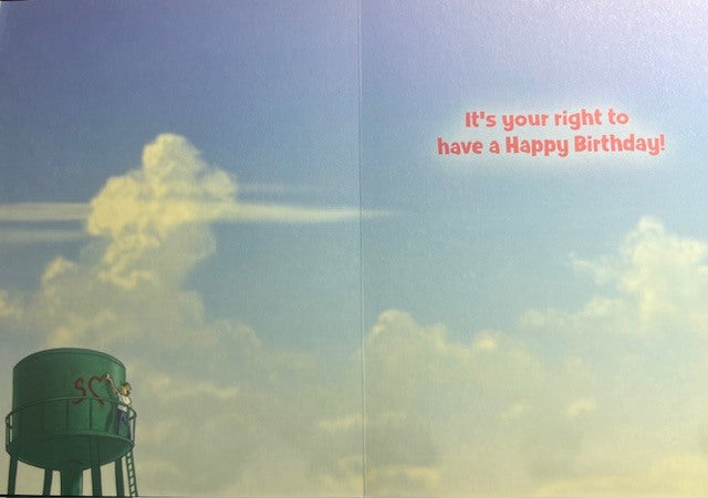 Greeting Card - Birthday - 	What do we want? Better memory! When do we want it? Want what?