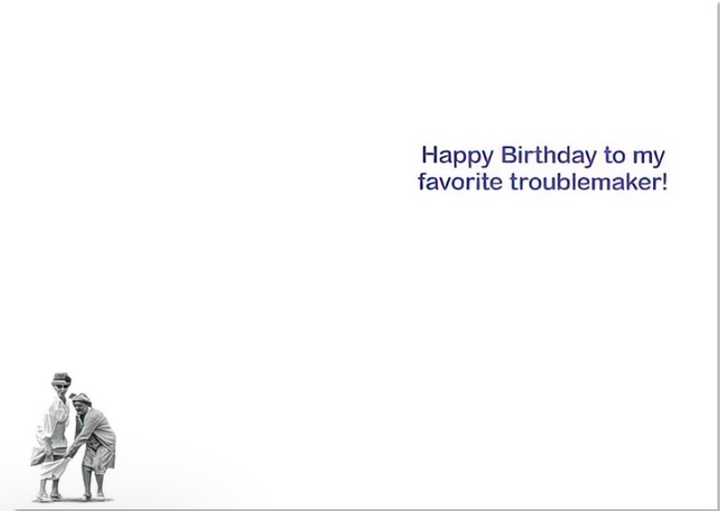 Greeting Card - Happy Birthday - Bet we're gonna be the old ladies ....