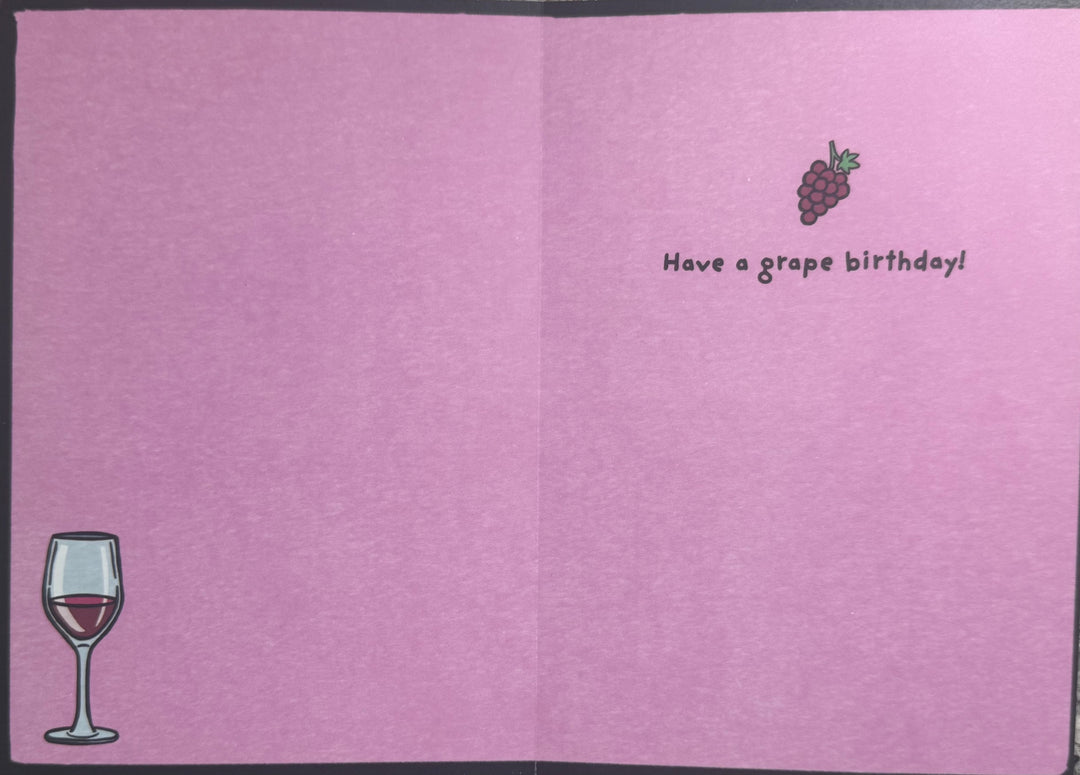 Greeting Card - Happy Birthday - It's not called box wine.