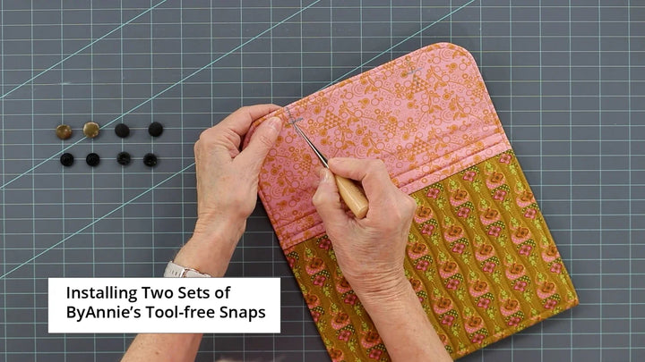 Bag - Tool-free Snaps - Set of Four - Nickel