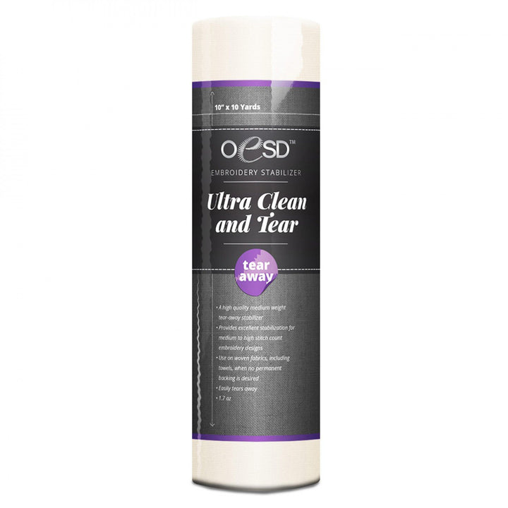 Stabilizer - OESD TearAway - Ultra Clean & Tear 1.7oz 10" x 10yd