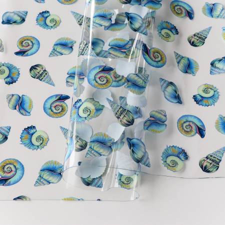 Vinyl - Tula Pink - Floral Reef Collection - Lil' Shelly Vinyl 1/2 Yard Cut