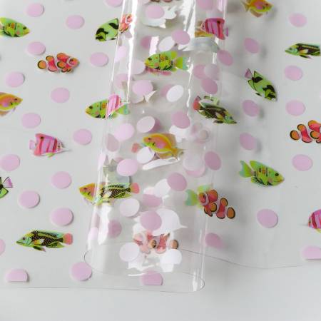 Vinyl - Tula Pink - Floral Reef Collection - School Crossing Vinyl 1/2 Yard Cut