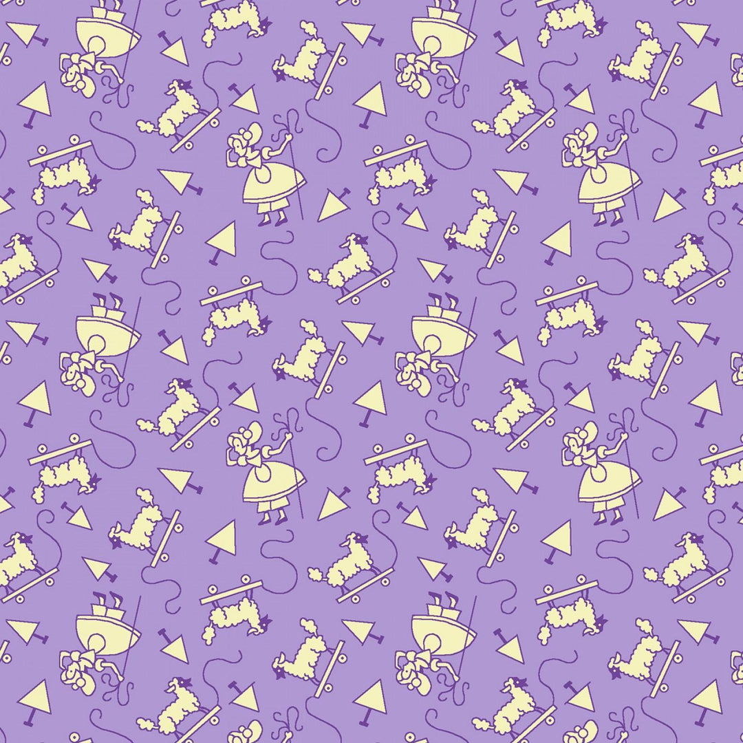 Henry Glass - Nana Mae 5 - Lavender Little Bo Peep