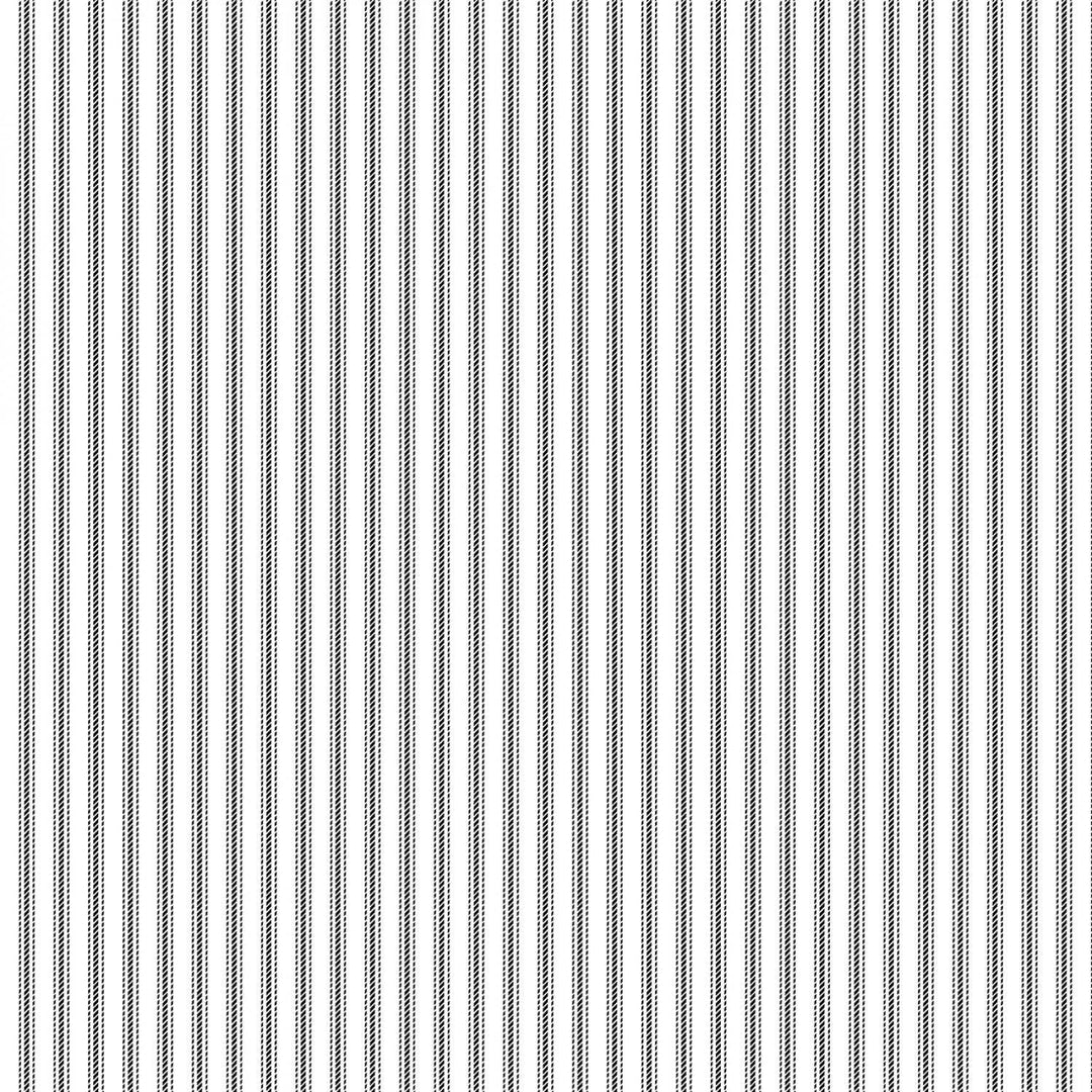Henry Glass - Priscilla Blain - Stitching Housewives Stripe - Grey Ticking Stripe