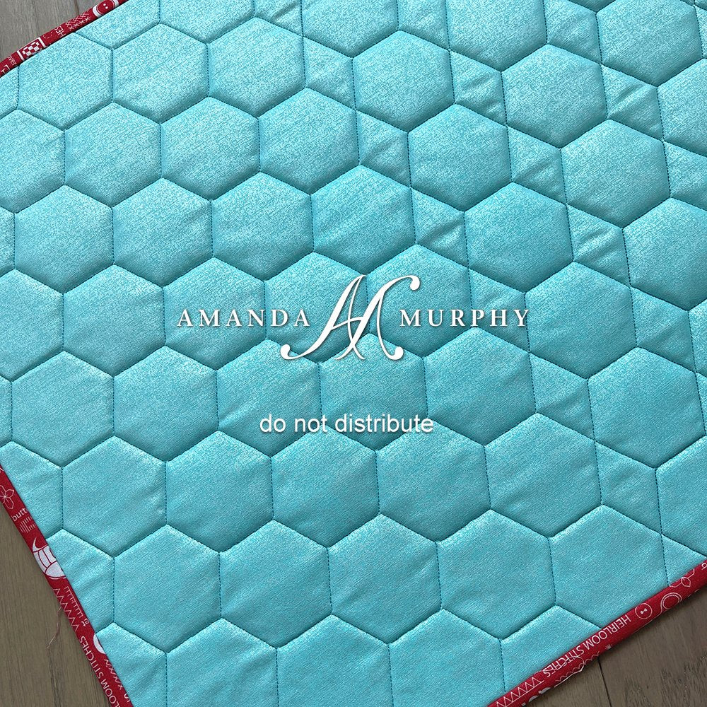 High Shank Ruler -  Amanda Murphy - Good Measure - LA Hexagons 1 Set 4