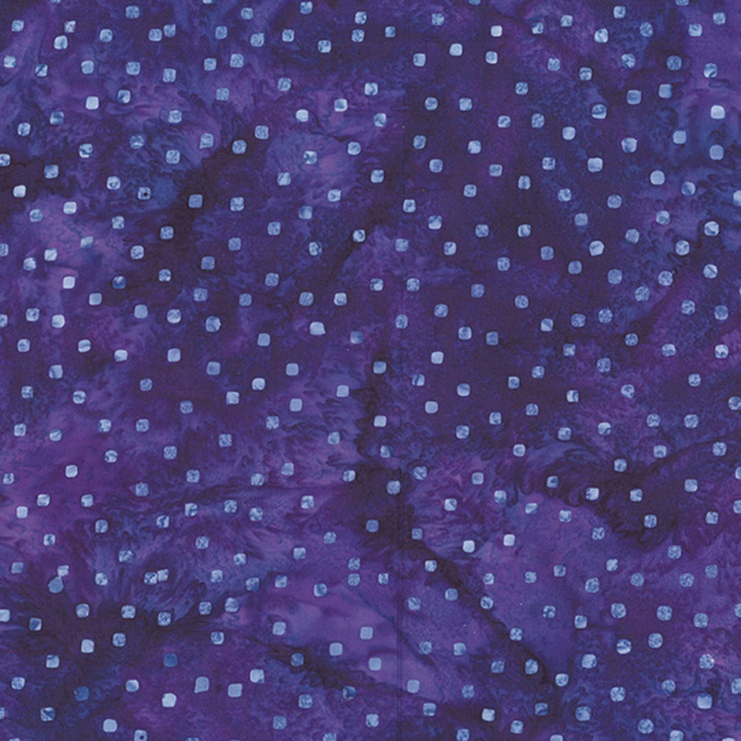 Hoffman - Batik - Vegas Scattered Squares - Purple
