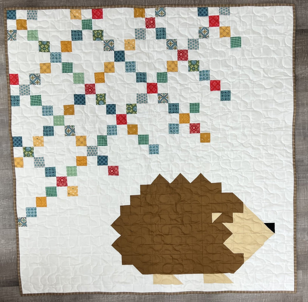 Kit - Happy Hedgehog 45"x44" (Book/Pattern not included)