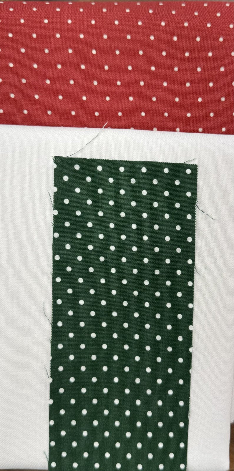 KIT - Simple Stocking - Red Dot and White
