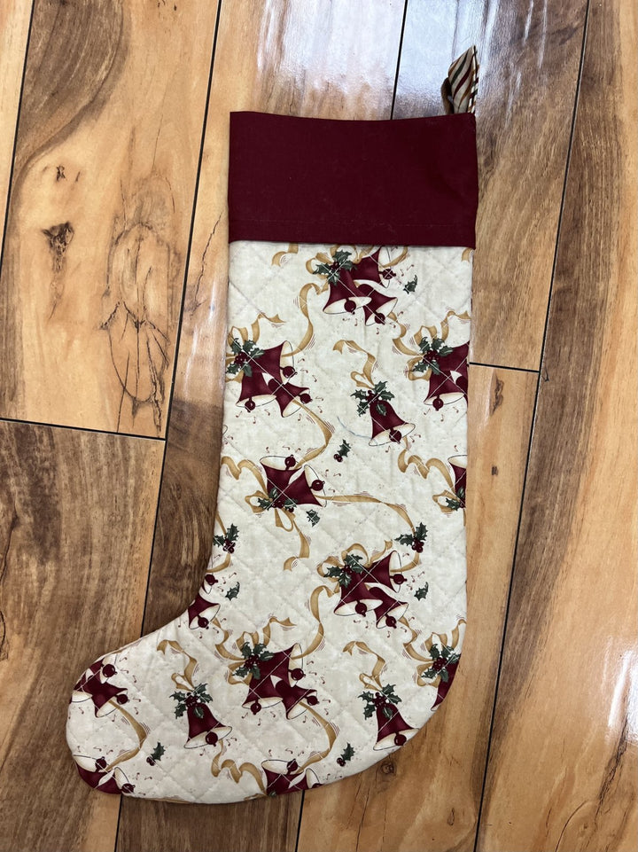 KIT - Simple Stocking - Green Dot and White