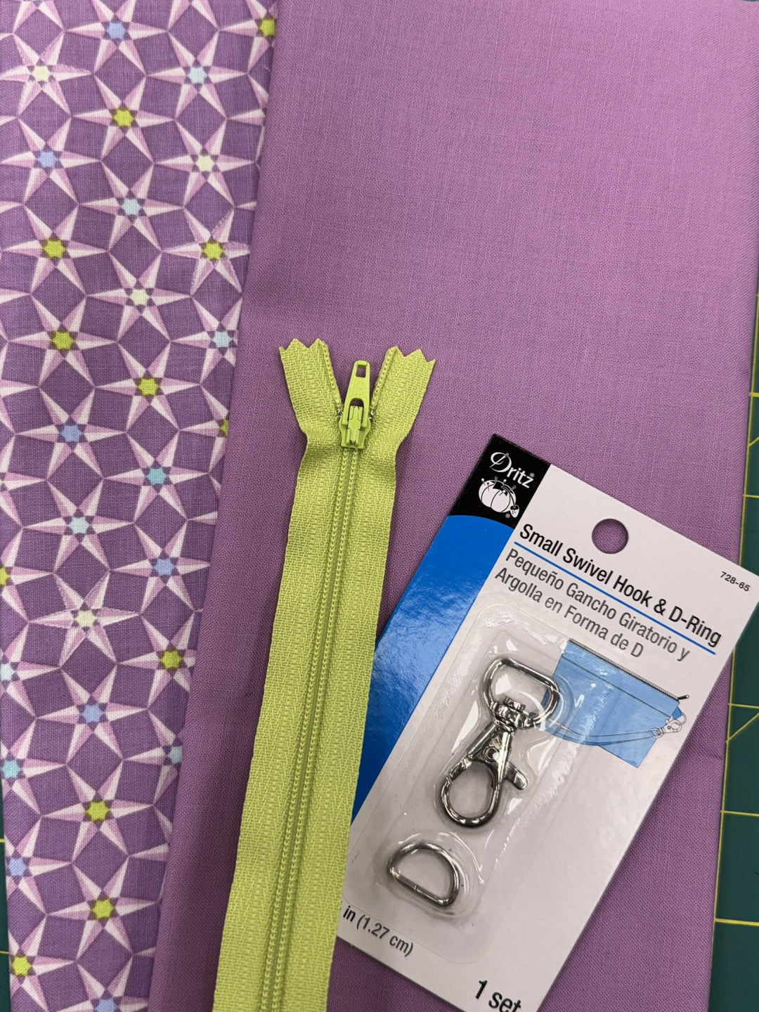 KIT - Suzy Sack Tula Purple Geo and Purple - PATTERN NOT INCLUDED IN KIT