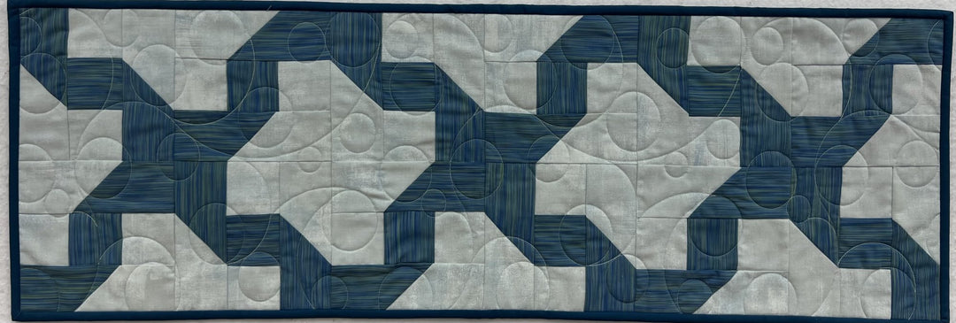KIT - Woven Ribbons - Blue Green 12" X 36" (pattern NOT included)