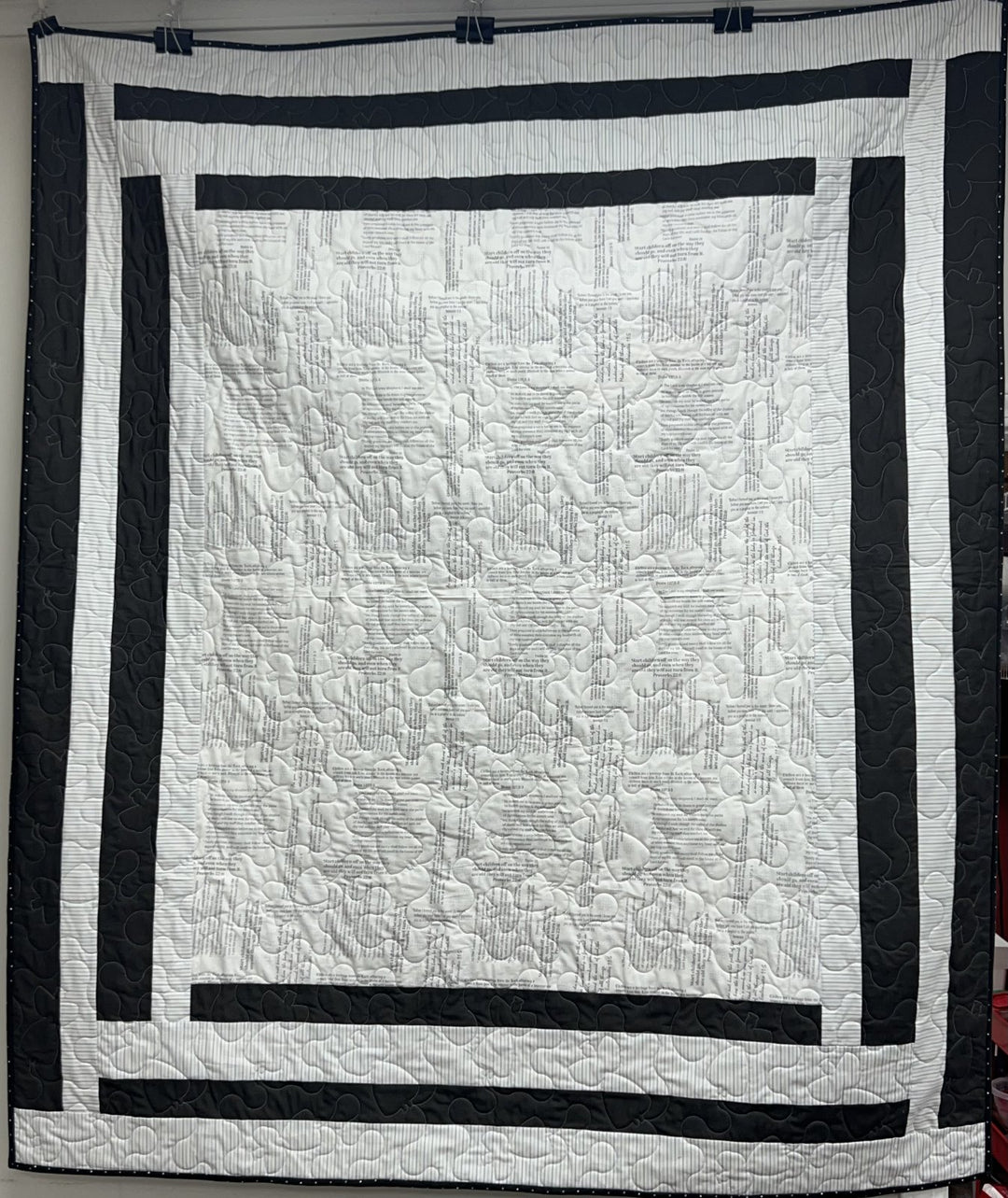 KIT - Blessed Not Framed 54" X 62"