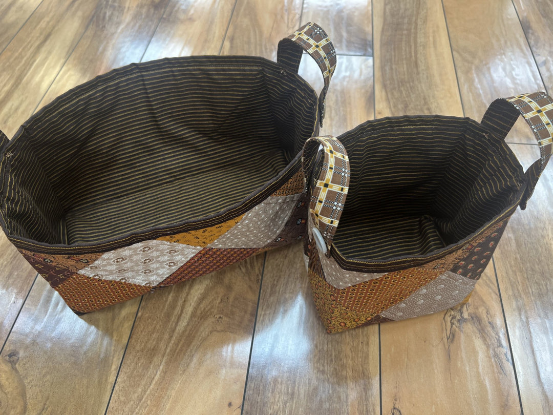 KIT - Patchwork Basket set -  Book not included