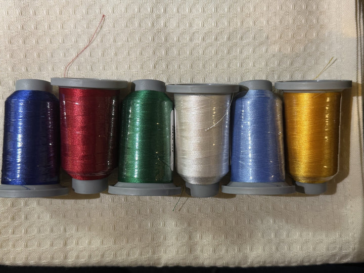 SIX PACK - Glide MINI 6 Spool CHRISTMAS Pack - Tar Heel, Jubilee, Empire, Wildflower, Shamrock, Linen