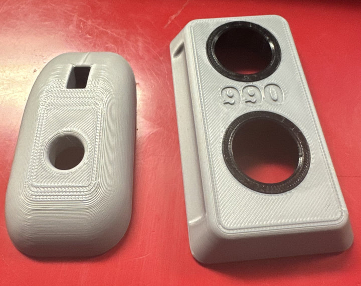 3D - Knob Bras - 990  - BERNINA - Gray KIT (Knob & Bobbin Winder) Protector Kit