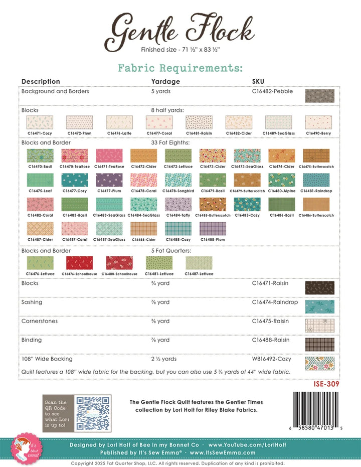 Pattern - Its Sew Emma - Gentle Flock