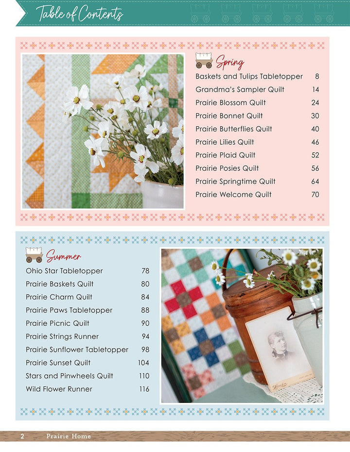 Book - Lori Holt - Prairie Home Quilt Book