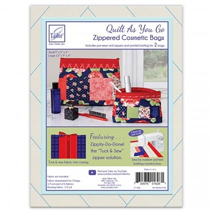 Bag - June Tailor - Zippered Cosmetic Bags with Zippity-Do-Done