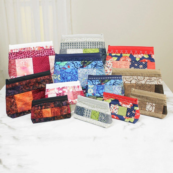 June Tailor - Zippered Cosmetic Bags with Zippity-Do-Done