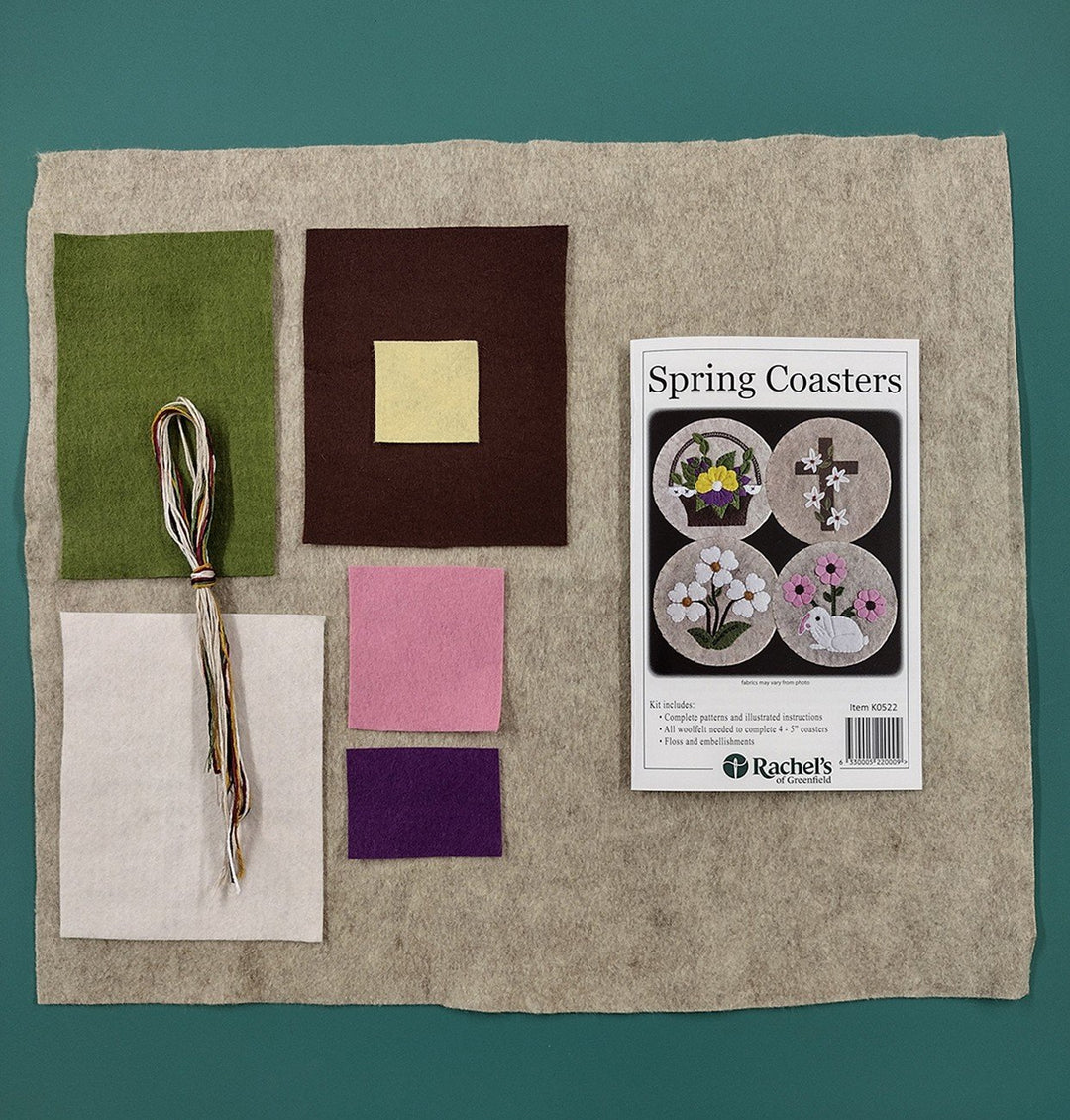 Kit - Rachel of Greenfield - Spring Coaster Pattern