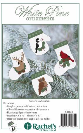 Kit - Rachel of Greenfield - White Pine Ornaments
