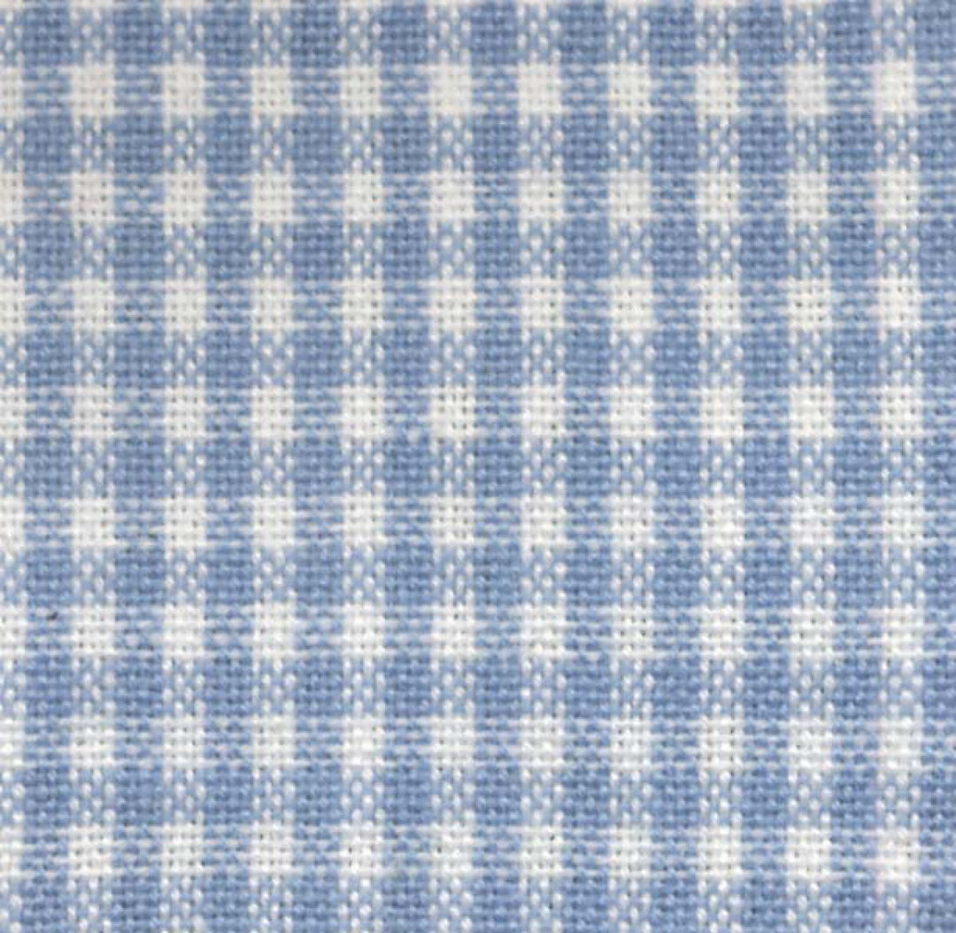 Tea Towel - Mini Check Light Blue