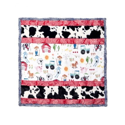 KIT - Shannon Cuddle Deja-Moo Wee One 27"x27"