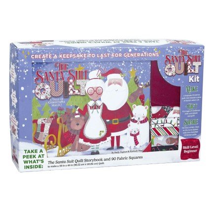 2026 PRE-ORDER - Kit - Multicolor Santa Suit Quilt Kit Box