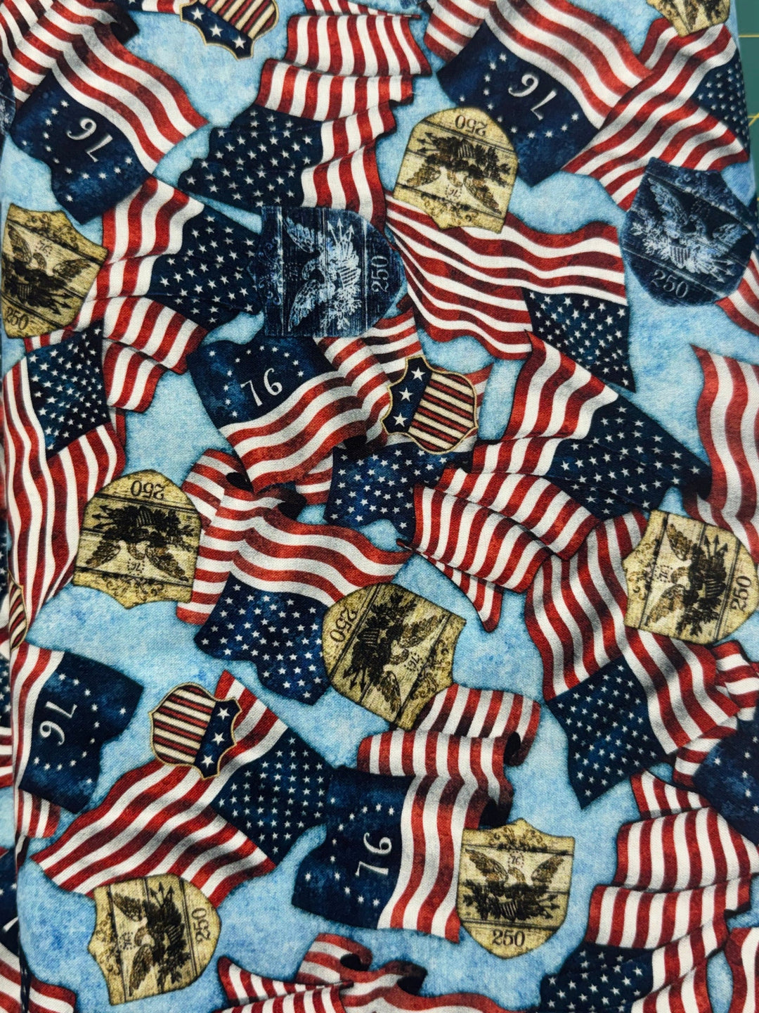 KIT - Pot Holder - Blue 1776 Flag
