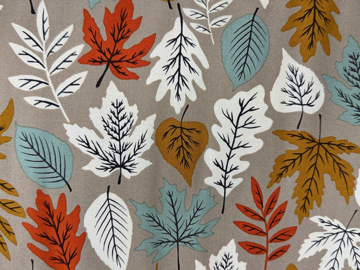 KIT - Pot Holder - Brown Leaves 9"x9"