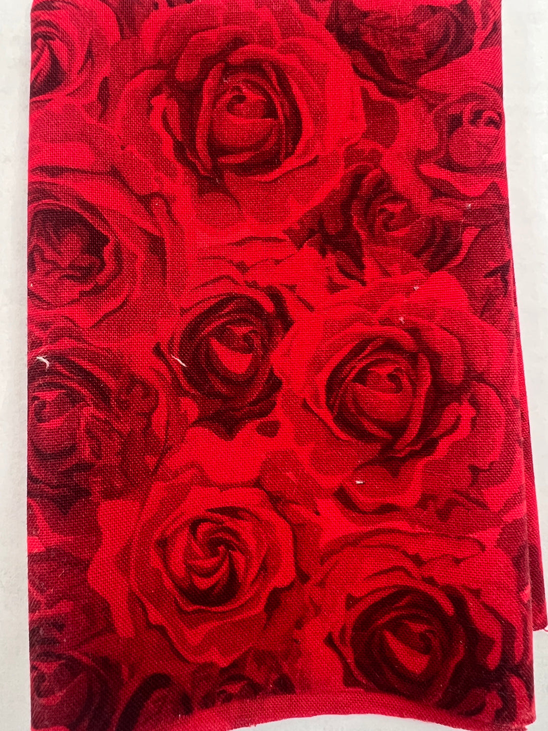 KIT - Pot Holder - Red Roses 9" x 9"