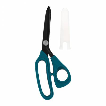 Scissor - Perfect Scissors Dark Teal 8-1/2in Bent Handle Micro-Serrated Non-Slip Blade