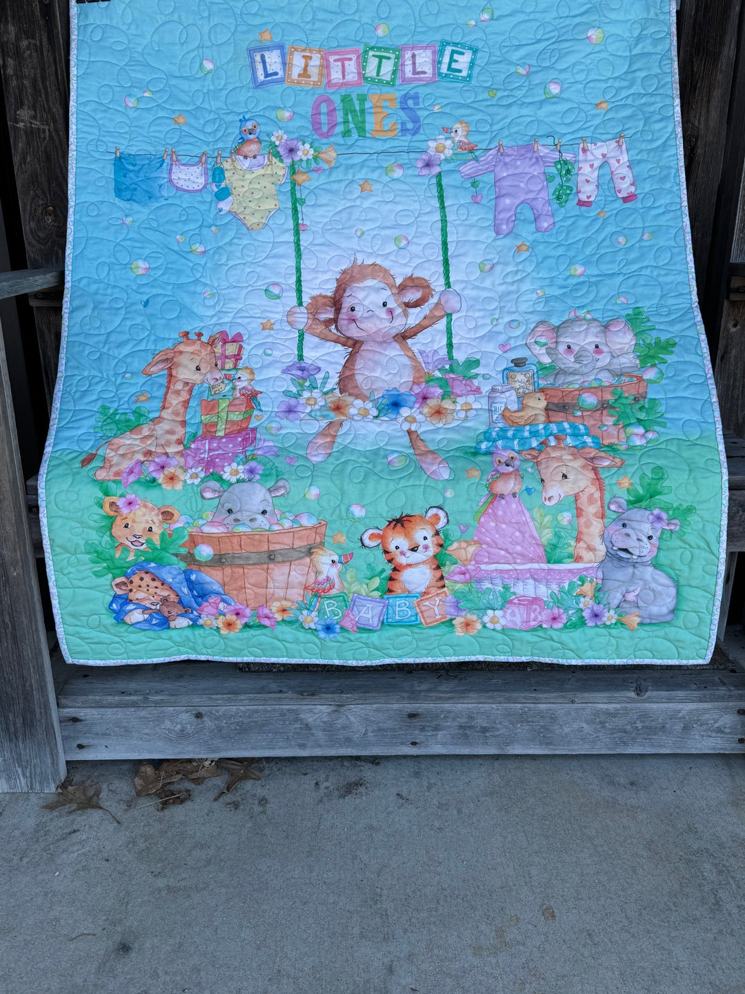 Kit - Clothesline with Little Ones 36"x45"