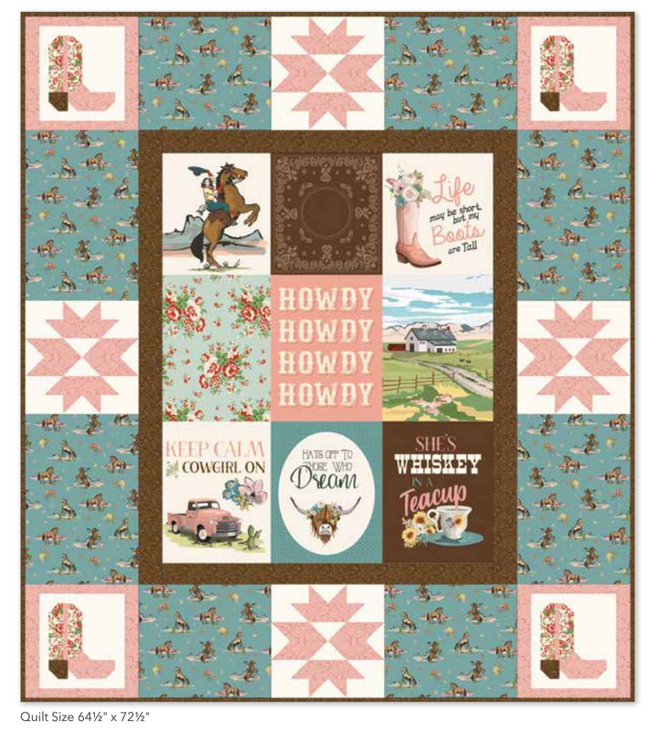 Kit - Cowgirl On 64"x72"