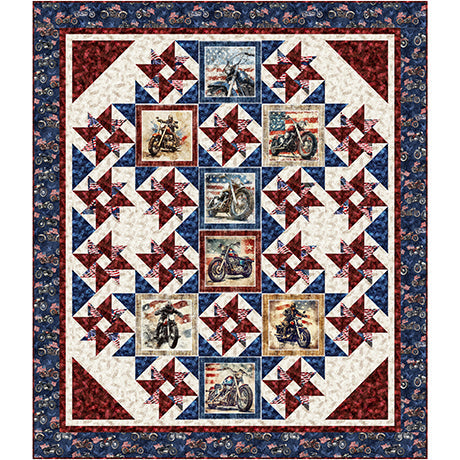 Kit - Ride With The Stars & Steels 62"x72"