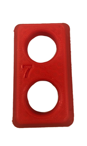 3D - Knob Bras - 7 Series - BERNINA - RED