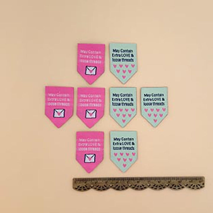 Labels - Premium Wovel Labels - May contain extra LOVE & loos threads