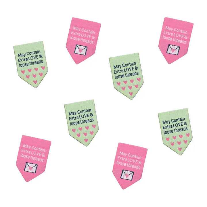 Labels - Premium Wovel Labels - May contain extra LOVE & loos threads